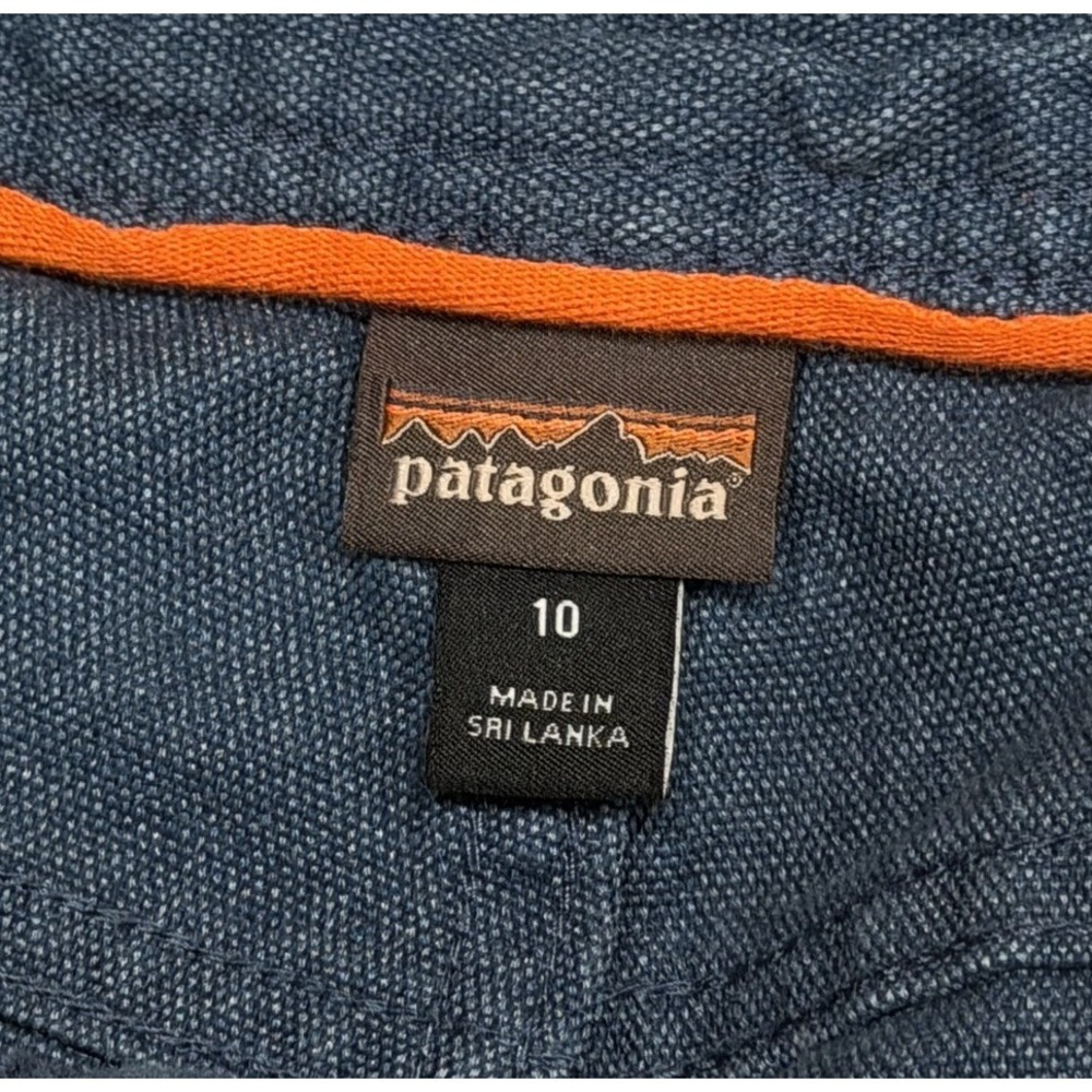 Patagonia All Season Hemp Canvas Double Knee Utility Pants Blue Women's Size‎ 10 - Picture 4 of 8